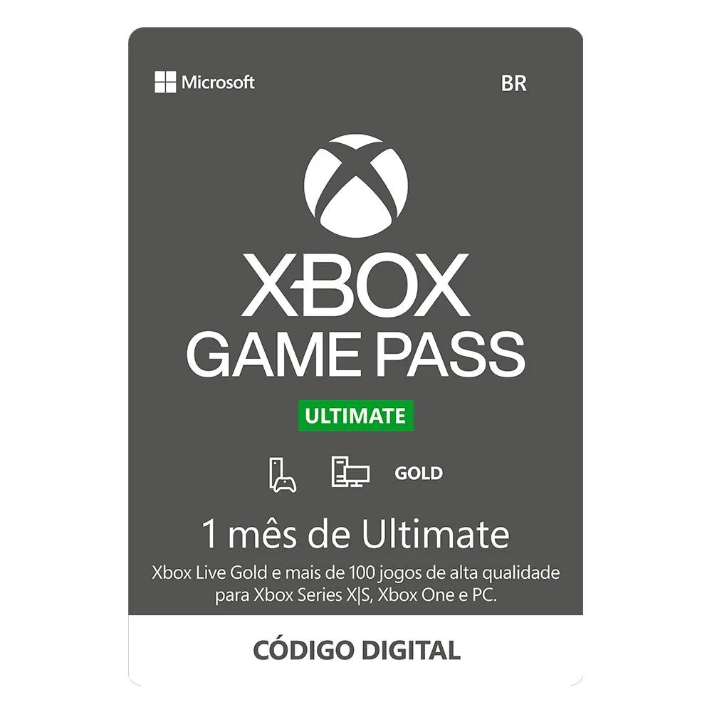 Xbox Game Pass Ultimate 1 Mês - Assinaturas E Premium - DFG